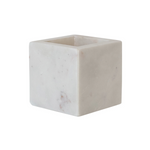 square white marble container