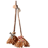 pumpkin and ghost broom, halloween decor