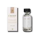 A 10 mL bottle of Lavant Collective Ambre Santal multi-purpose cleaner refill next to its white and gold packaging box, set against a plain white background.