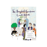 Book cover of 'The Bergdorf Goodman Cookbook' with illustrations of people dining.