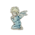 Decorative angel figure with wings on a white background