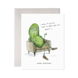 big dill birthday greeting card with coordinating envelope