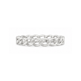 SILVER CHAIN LINK RING 
