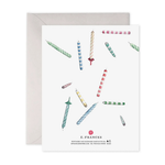 not counting candles greeting card with coordinating envelope