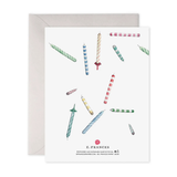 not counting candles greeting card with coordinating envelope