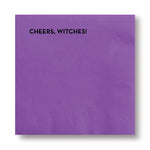 cheers witches cocktail napkins, box of twenty