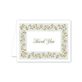 addison vine thank you stationery set of 8 cards & envelopes