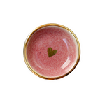 heart dark pink trinket dish