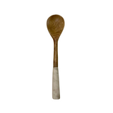 davies wooden and marble spoon/server