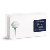 E. Frances Little Notes packaging with a golf ball and tee design on a white background