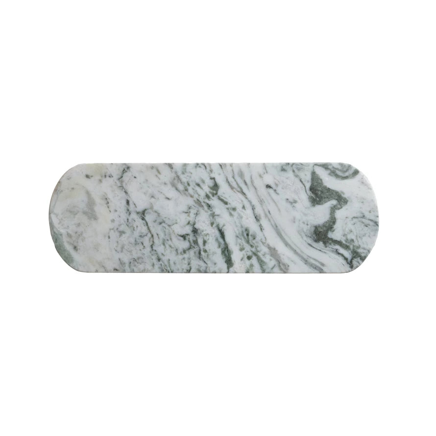 Marble Cheese/Serving Board, Green Melange 