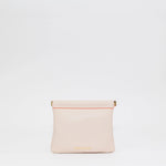 Montemare Roma Square Pouch in Ivory on a light gray background