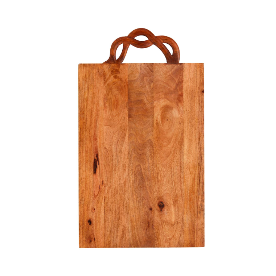 ellis rectangle cutting board twisted handle