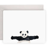 Flat Notes Stationery (Boxed Set of 8) - Panda Hug