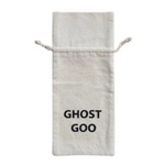 canvas halloween wine bag, ghost goo