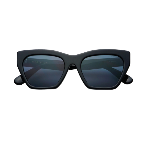 black cat eye gia acetate sunglasses