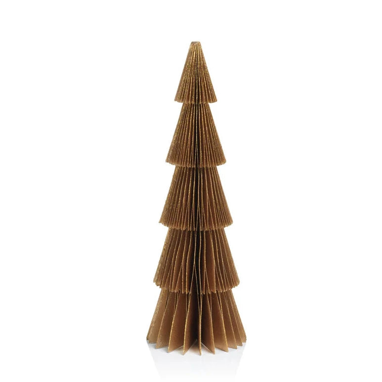 hodges gold paper christmas tree - alpina