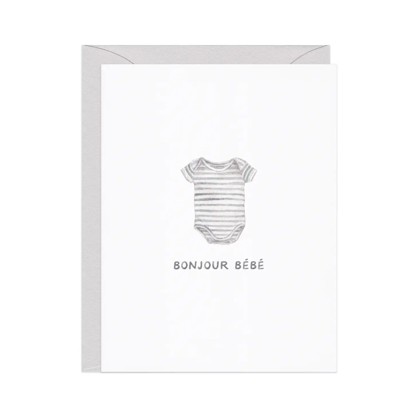 Card, Bonjour Bebe (New Baby) - Danshire Market and Design 