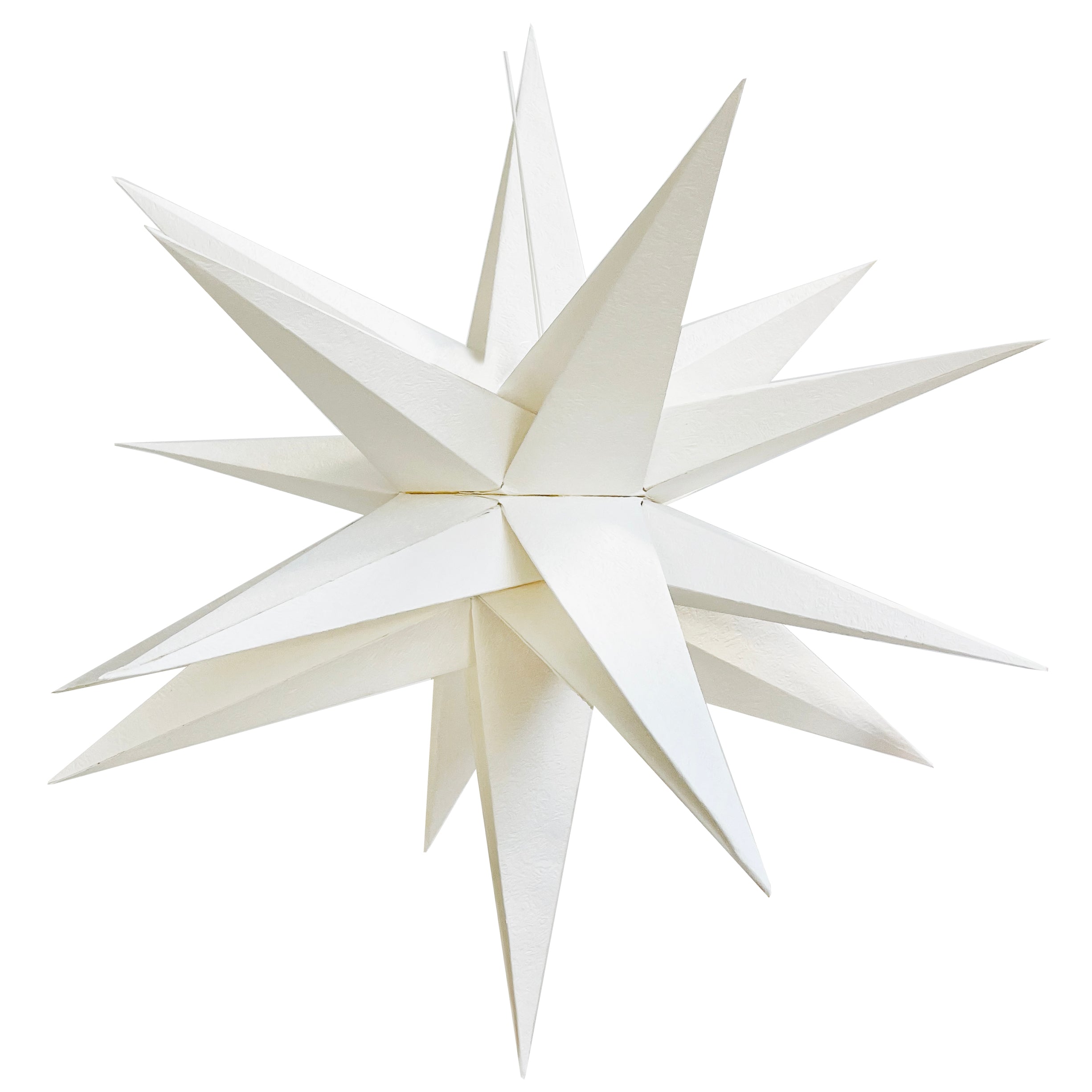 Ornament, White Star - Danshire Market and Design 