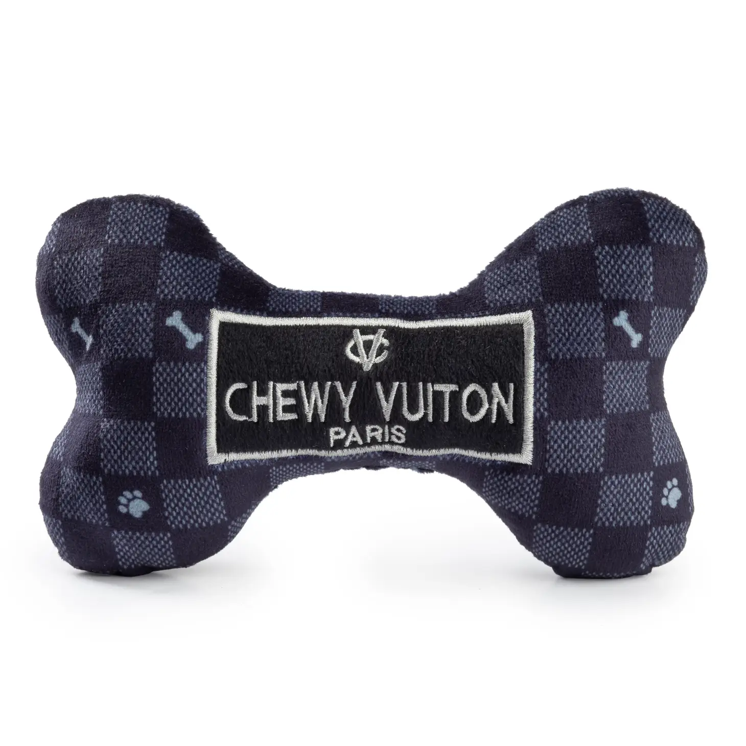 Black Chewy Vuiton Checker Bone - Danshire Market and Design 