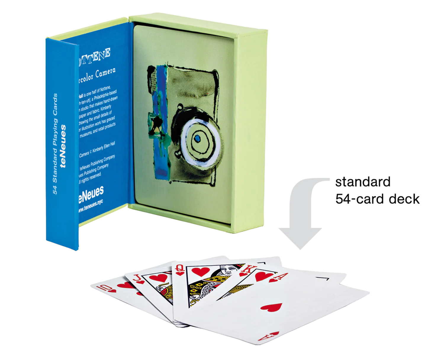 Playing Cards - Watercolor Camera - Danshire Market and Design 
