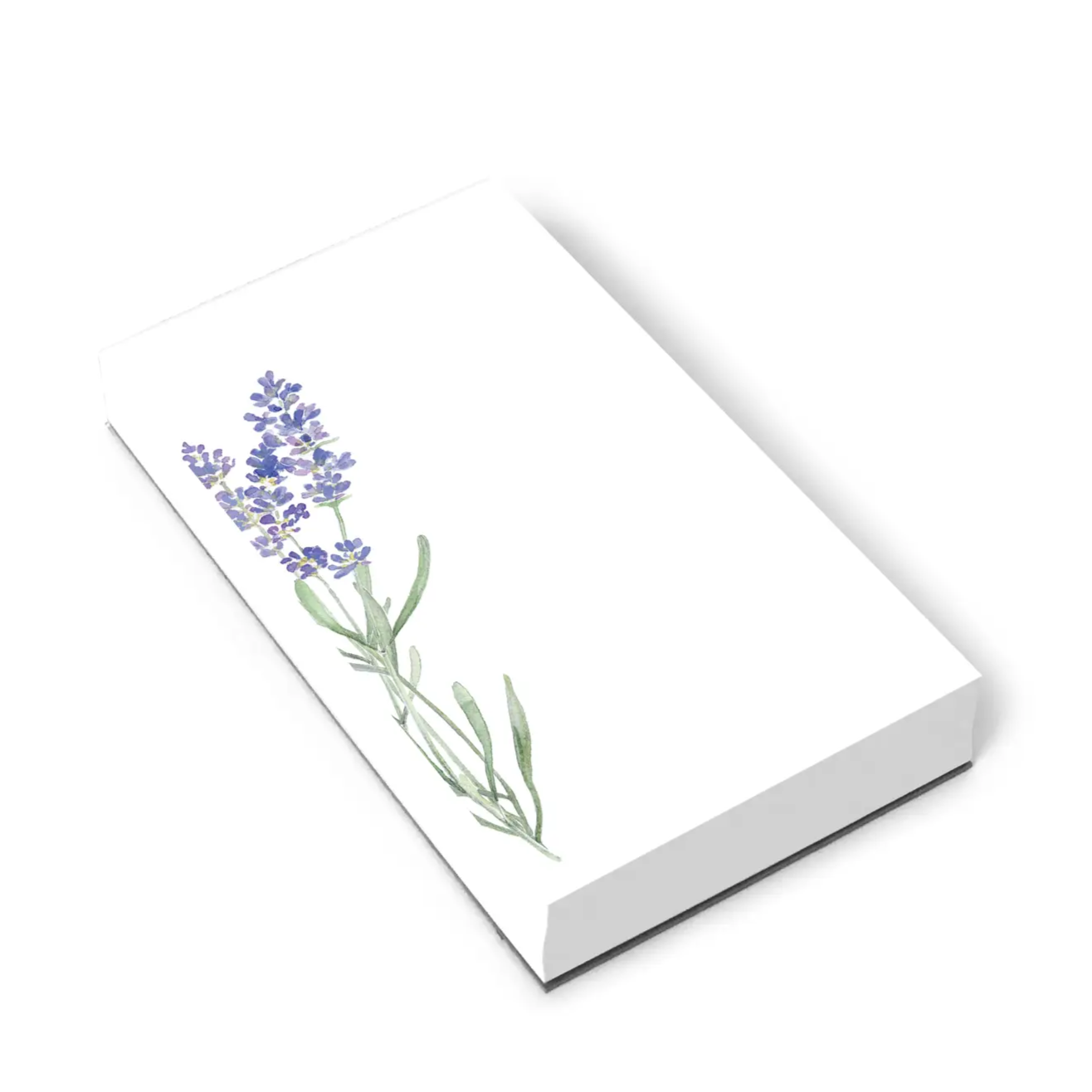 150 page notepad with a lavender drawing 