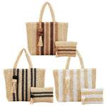 Straw Tote, Madison - Danshire Market and Design 