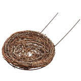 brown Bird Nest w/ Metal Pick - Danshire Market and Design 