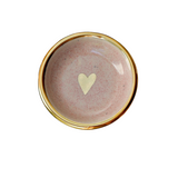 heart light pink trinket dish