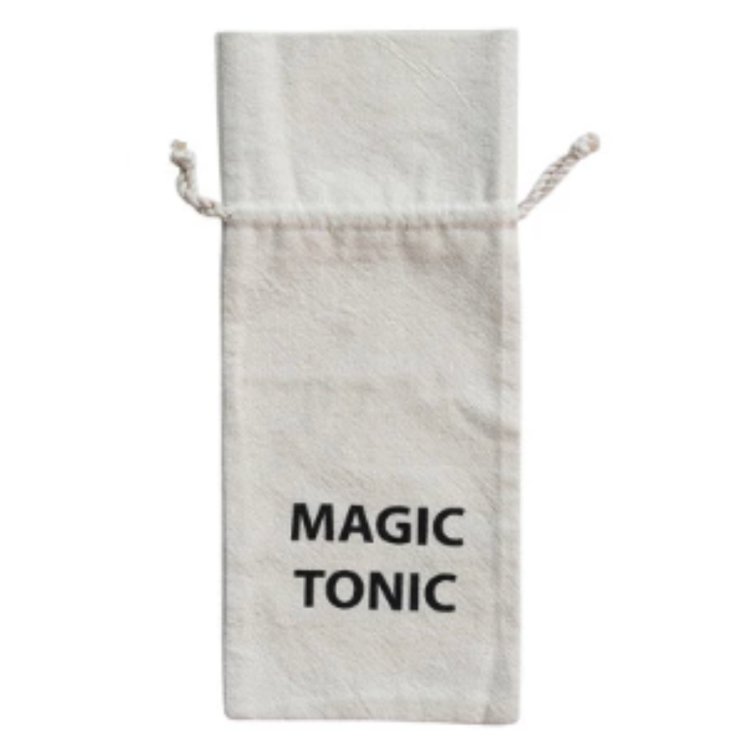canvas halloween wine bag, magic tonic