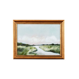 Marsh Landscape Gold Framed Art