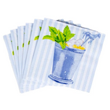 mint julep cocktail napkins