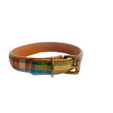 plaid dog collar