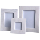 white marble frame, available in multiple sizes