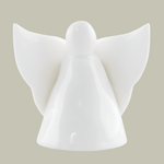 porcelain angel scultpure - holds candle or flowers