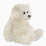 white teddy bear plush