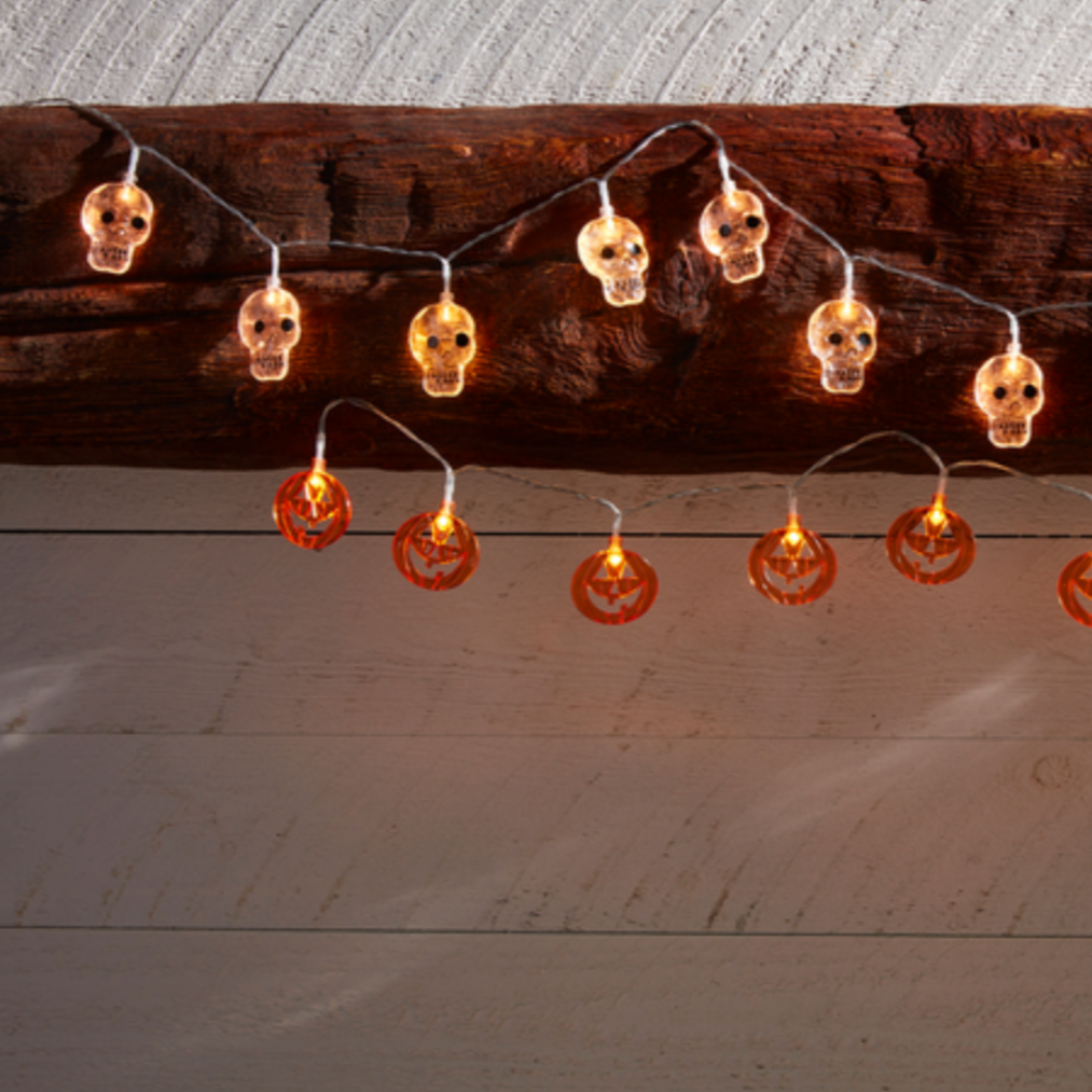 skeleton string lights