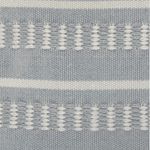 striped blue tucker pillow indoor/outdoor fabric