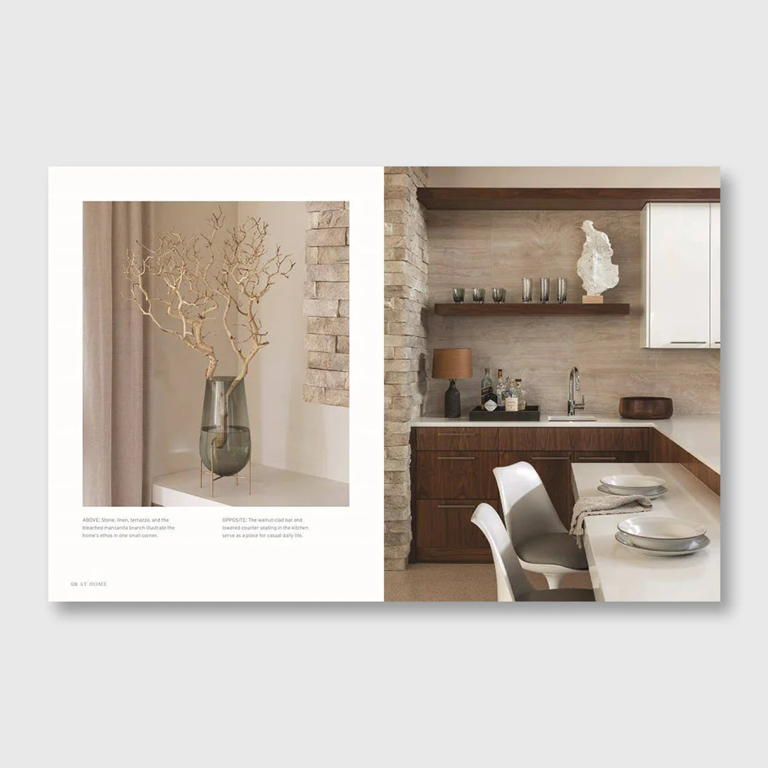 At Home: evocative and art-forward interiors, hardcover interior design book