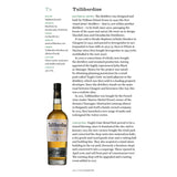 Tullibardine whisky bottle with descriptive text on a white background