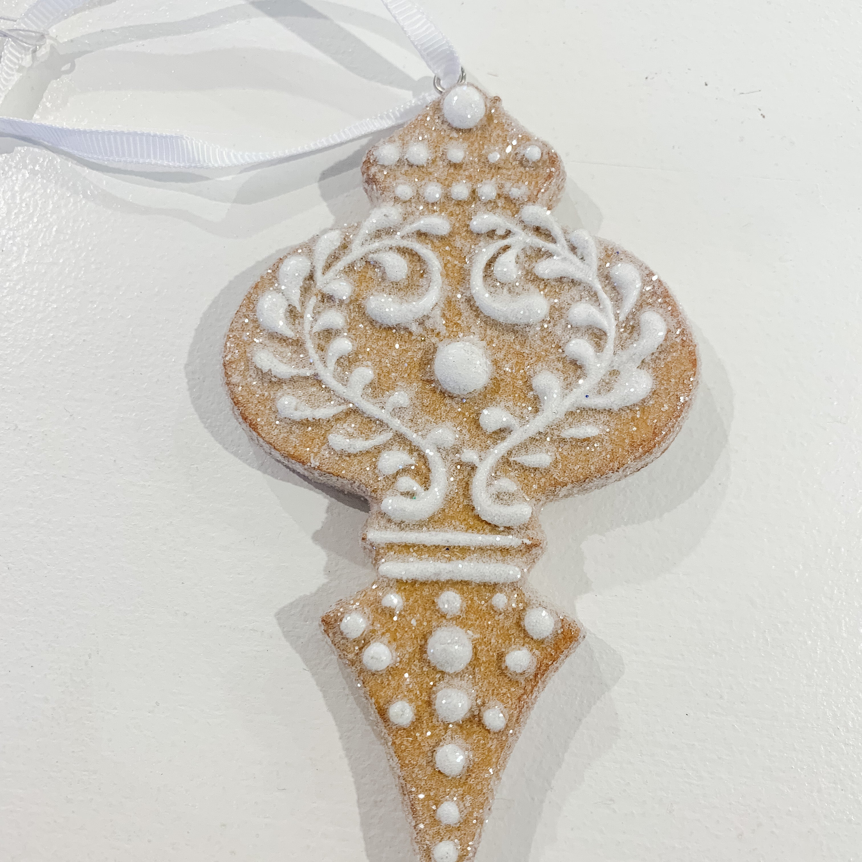 Ornament, Glittered Gingerbread - Danshire Market and Design 