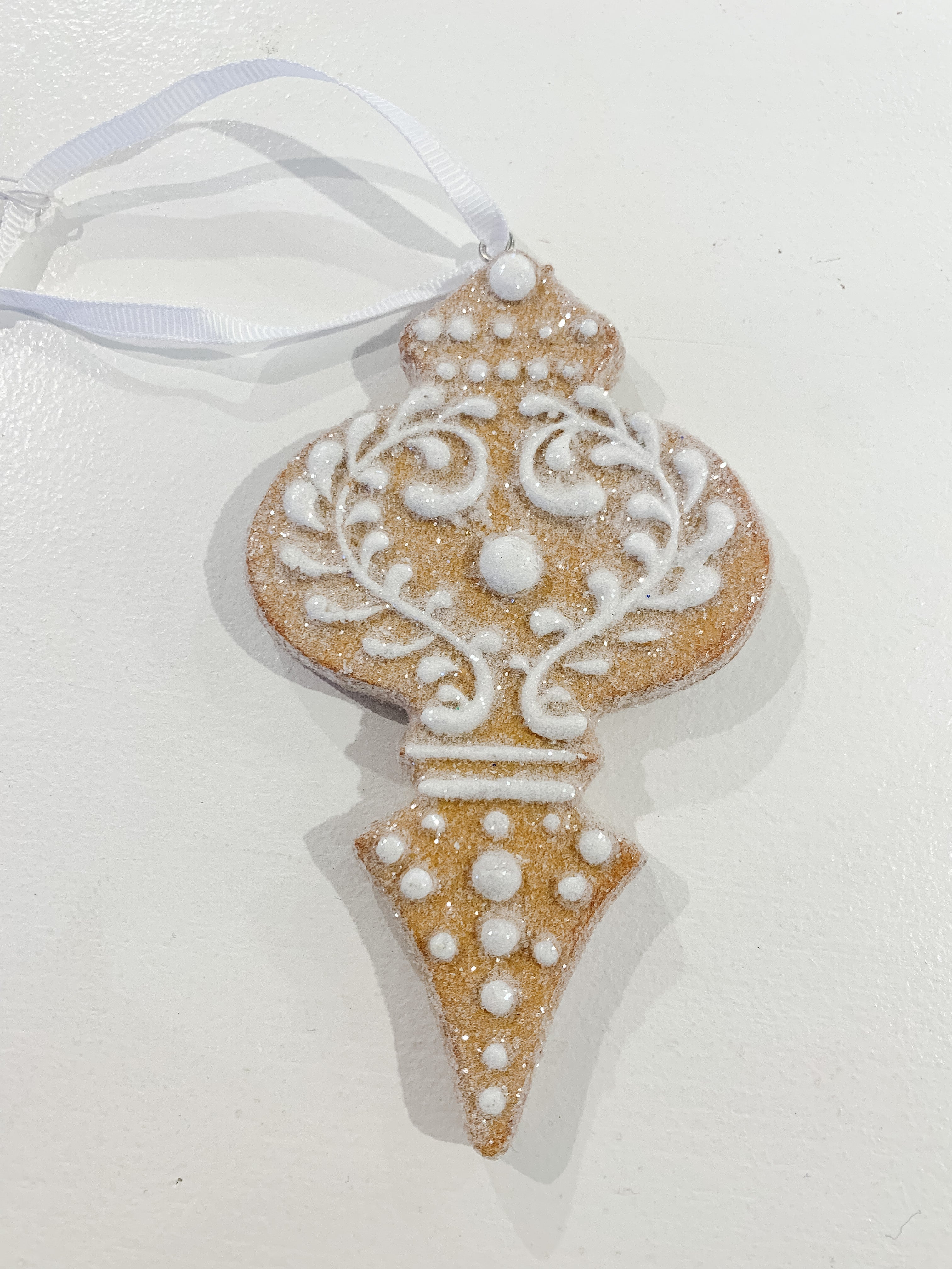 Ornament, Glittered Gingerbread - Danshire Market and Design 