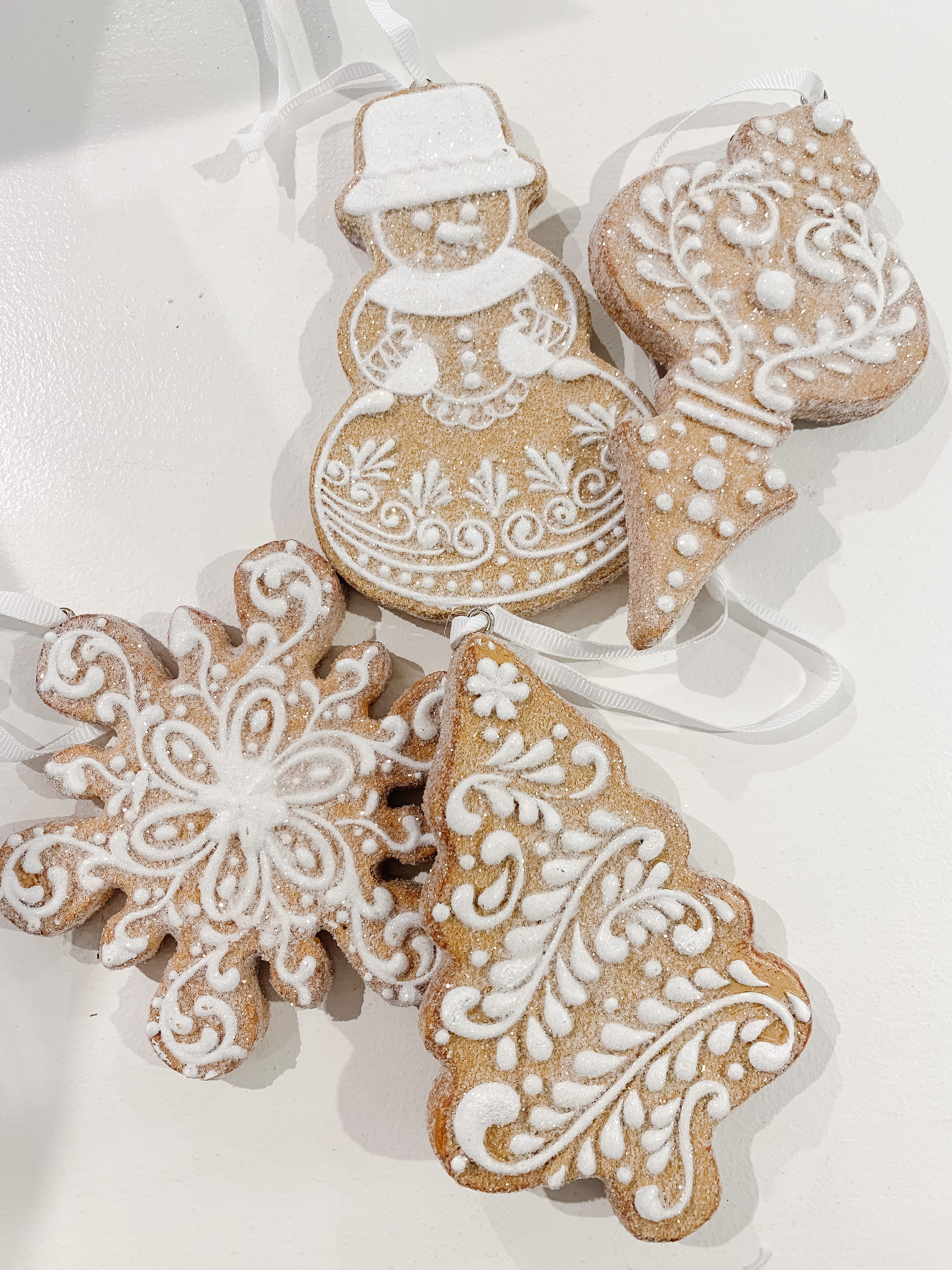 Ornament, Glittered Gingerbread - Danshire Market and Design 