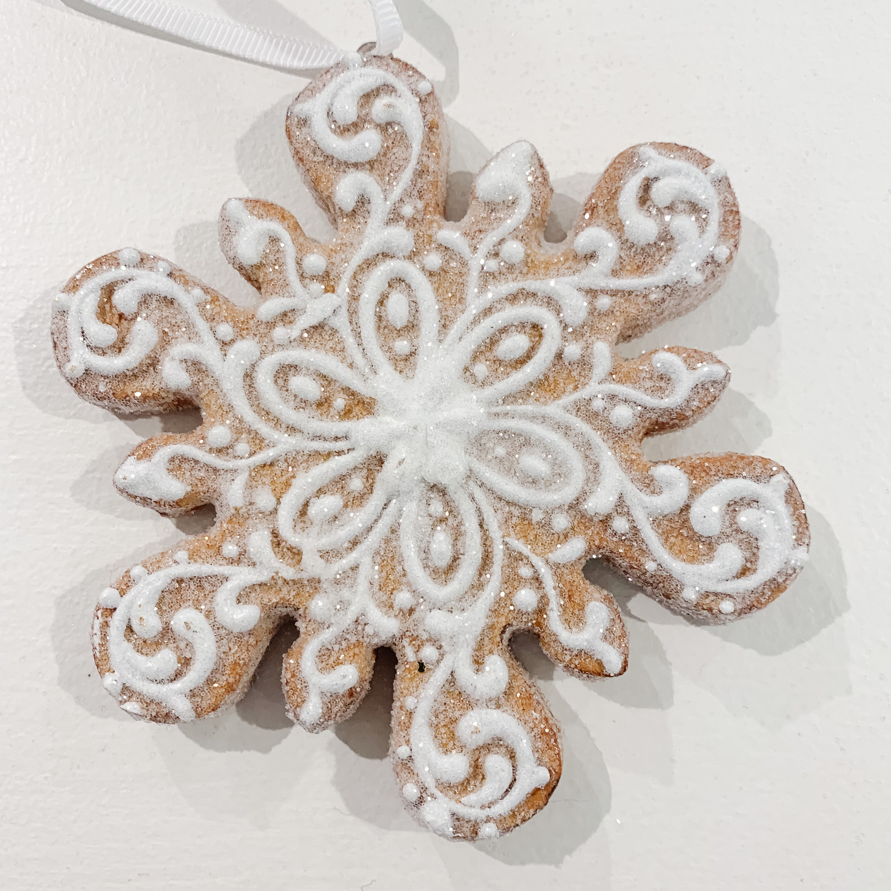 Ornament, Glittered Gingerbread - Danshire Market and Design 