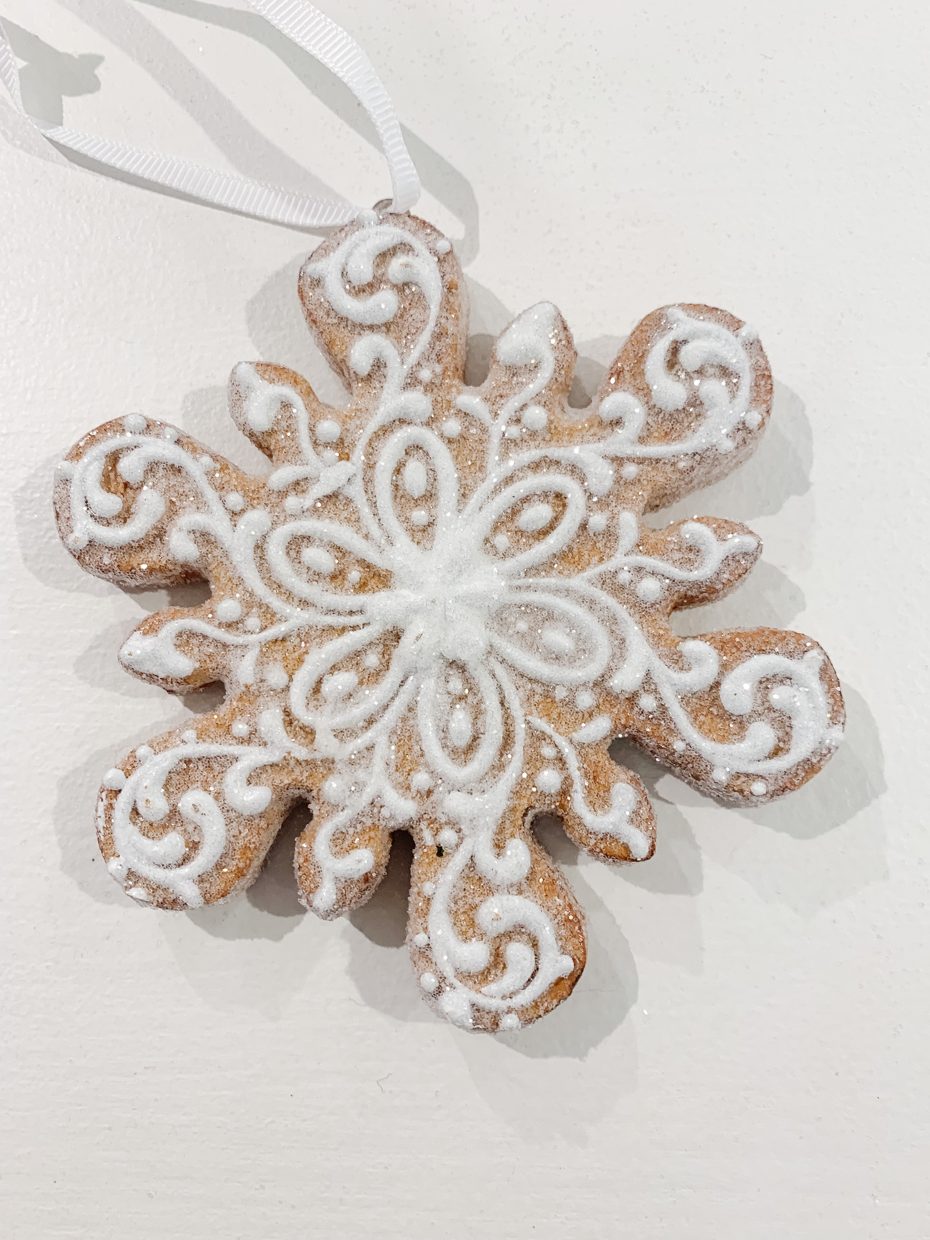 Ornament, Glittered Gingerbread - Danshire Market and Design 