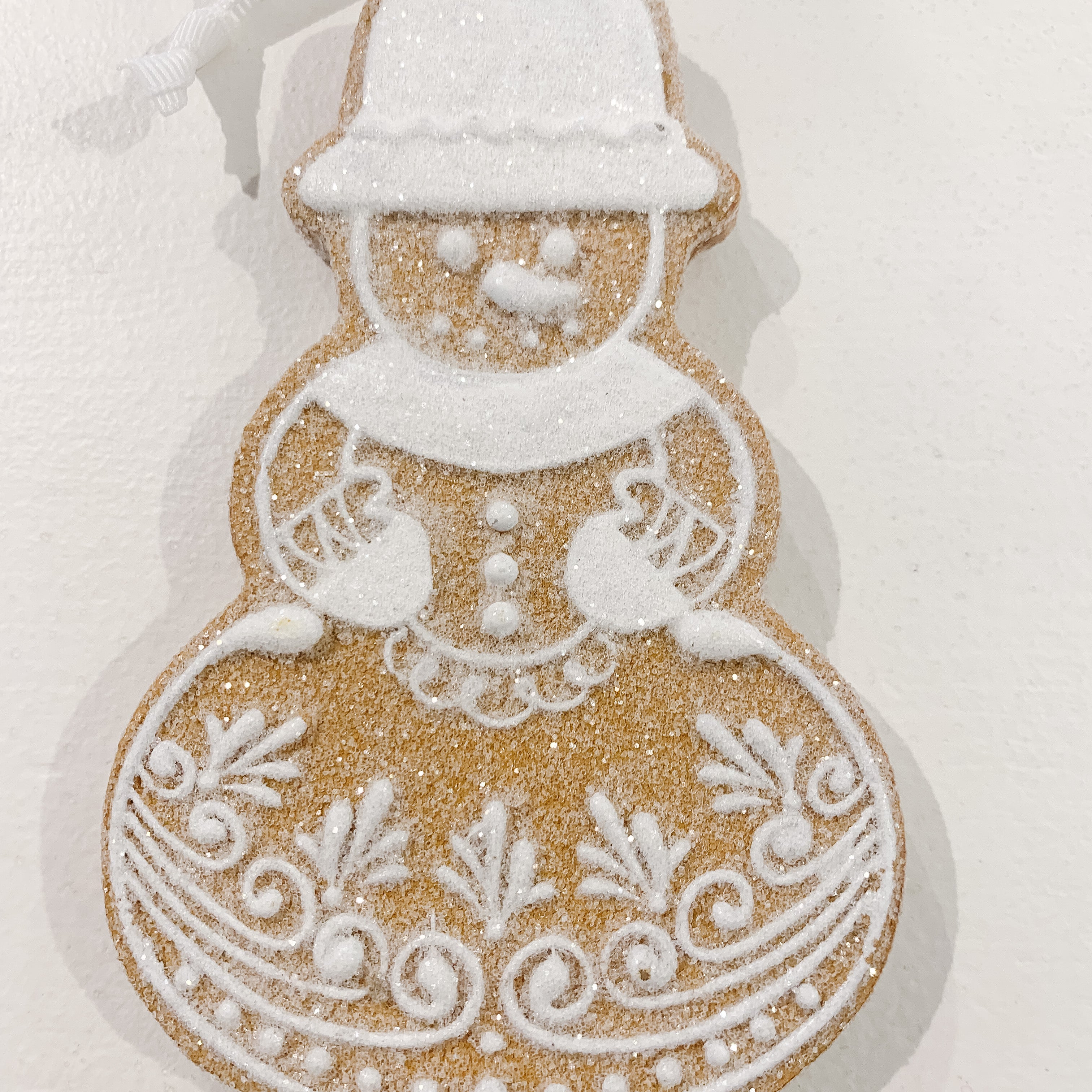 Ornament, Glittered Gingerbread - Danshire Market and Design 