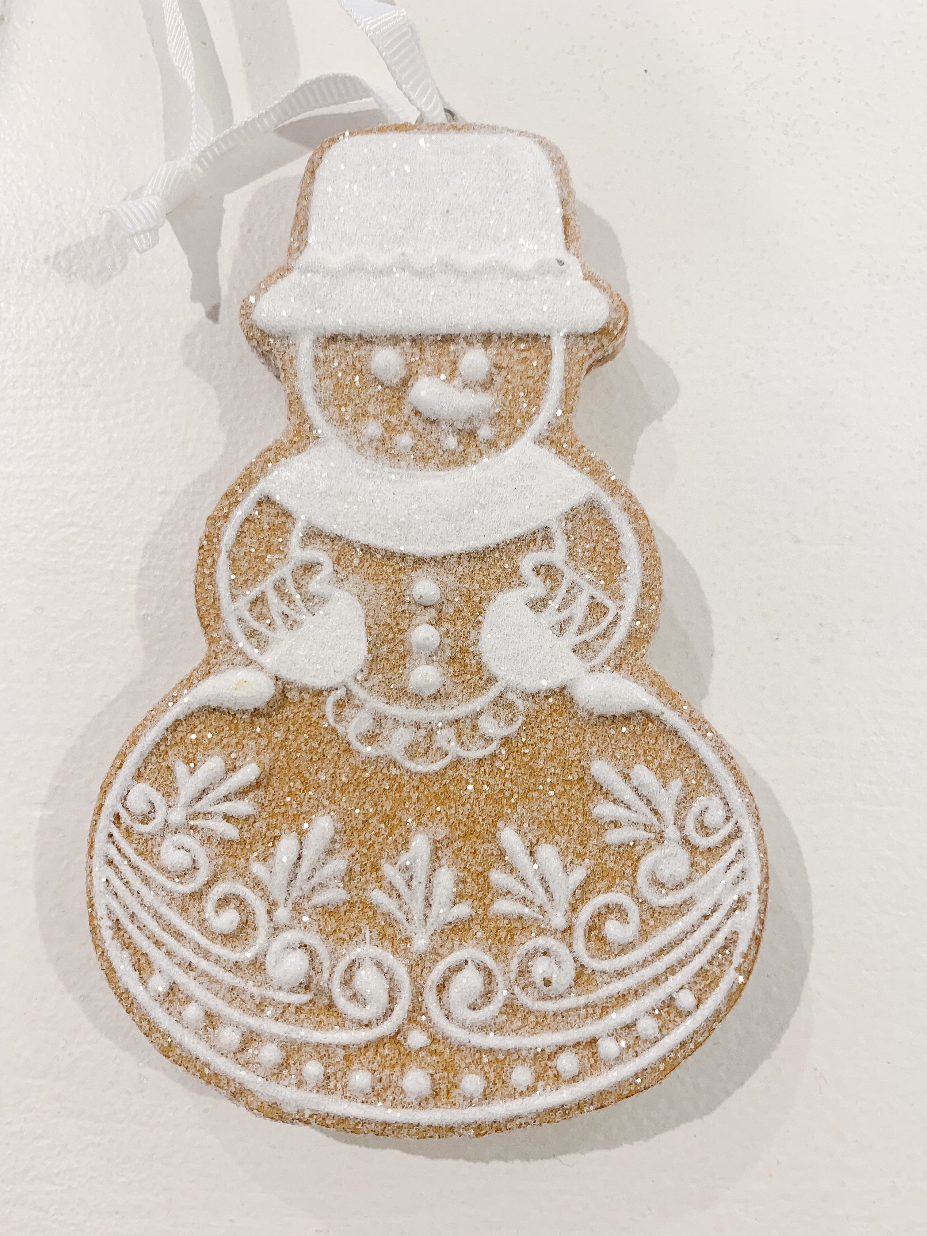 Ornament, Glittered Gingerbread - Danshire Market and Design 
