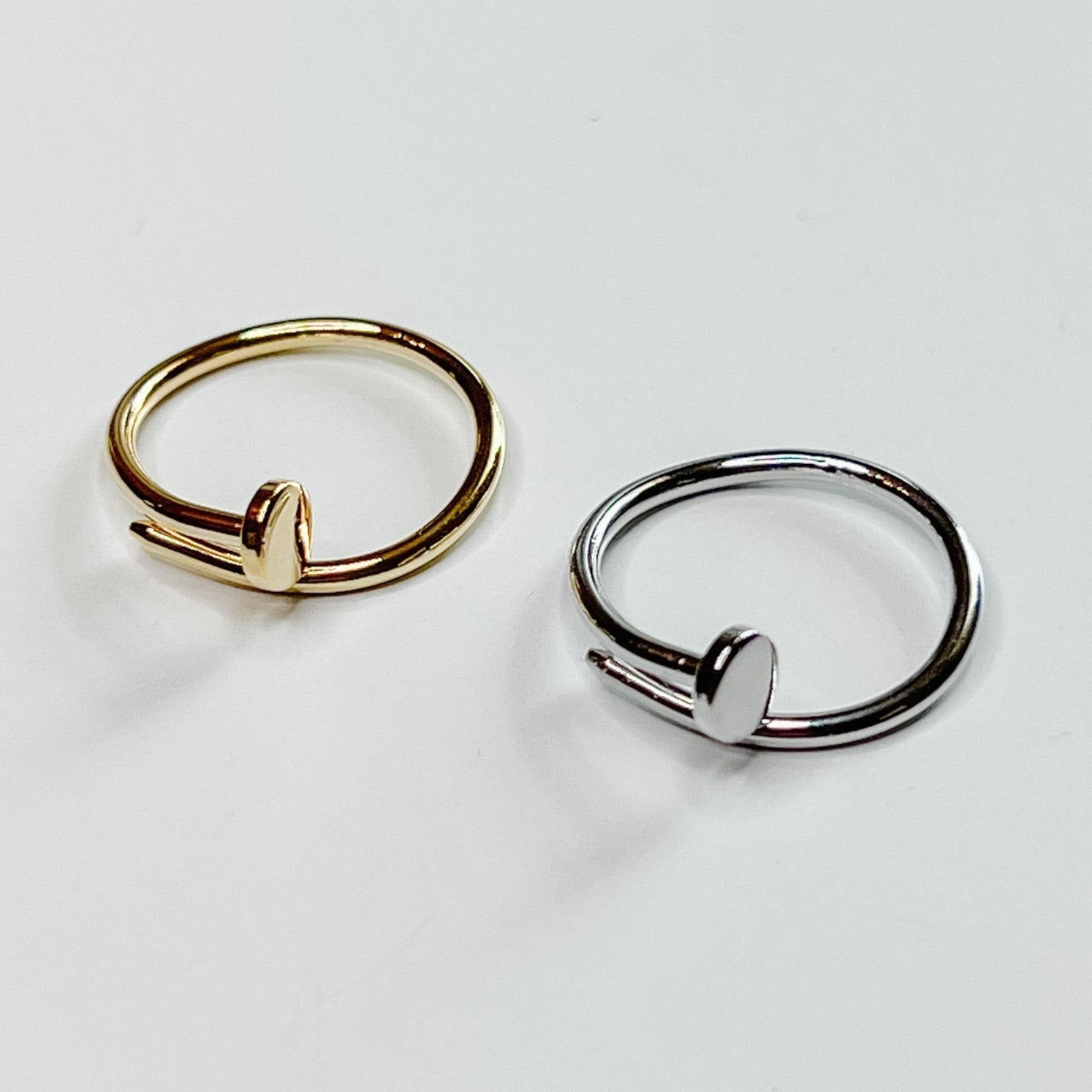 Ring, Twisted Nail - Danshire Market and Design 