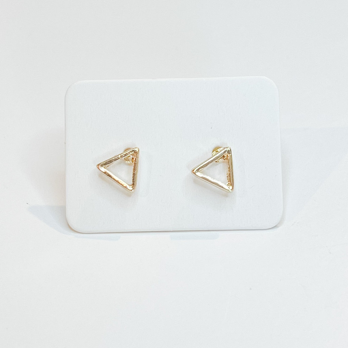 Earrings, Gold Triangle - Danshire Market and Design 