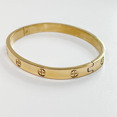 Bracelet, Gold Cross - Danshire Market and Design 